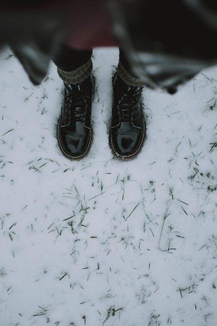 snow shoe size guide