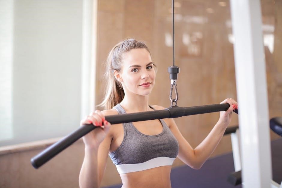 cable machine workout routine pdf